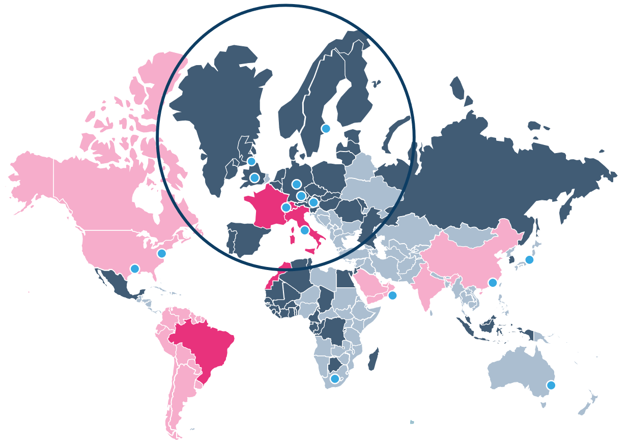 Carte du monde KEA